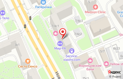 Школа танцев Афродита на метро Крестьянская застава на карте