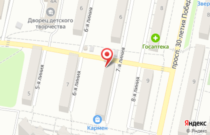 Магазин сантехники Кармен в Челябинске на карте