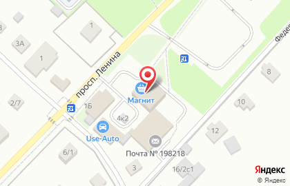 Сервисный центр Uneo Service в Красносельском районе на карте