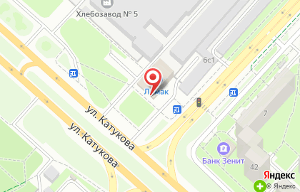 Фирменный магазин Лимак на улице Маршала Катукова на карте