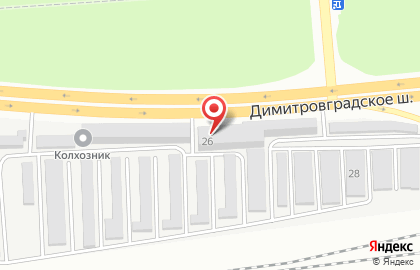 Сигнал на Димитровградском шоссе на карте