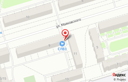 Фирменный ликеро-водочный магазин на улице Маяковского на карте