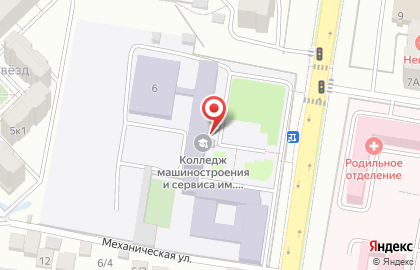 Колледж машиностроения и сервиса им. С. Орджоникидзе на карте