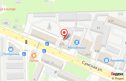 Торгово-производственная компания Виктория-Пласт на Сумской улице, 47б к 1 на карте