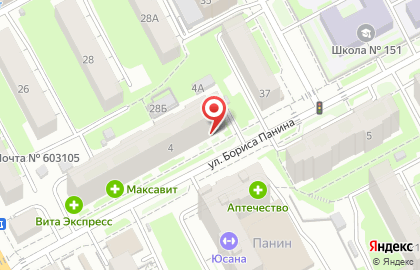 Магазин Штрих на улице Бориса Панина на карте