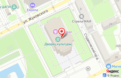 Спортивно-танцевальный клуб Звёздный на улице Фрунзе на карте