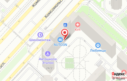 Студия татуажа в Москве на карте