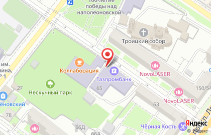 ОАО Банкомат, Газпромбанк на Февральской улице на карте
