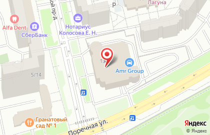 Атлант в Луговом проезде на карте