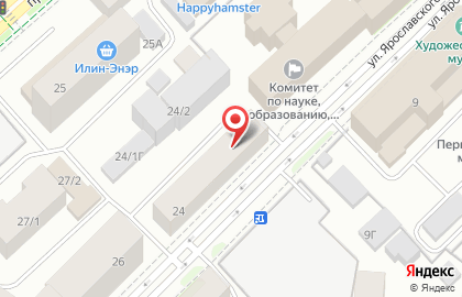 РАН на улице Ярославского на карте