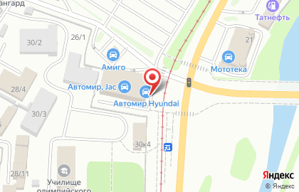 Торгово-сервисный центр Автомир на карте