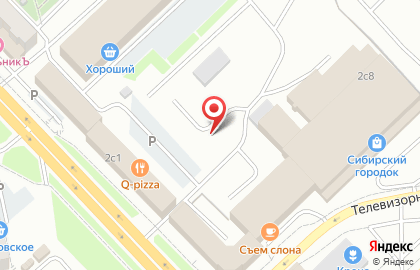 Автостоянка в Красноярске на карте