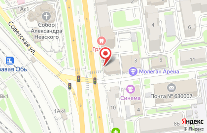Супермаркет Милан на Красном проспекте на карте