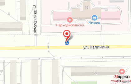 Служба заказа легкового транспорта АГАПЭ на карте