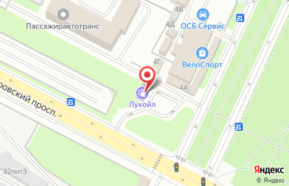 Лукойл в Санкт-Петербурге на карте