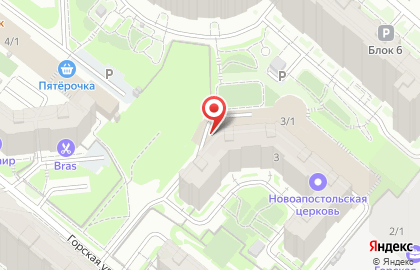 Подземная парковка в Новосибирске на карте