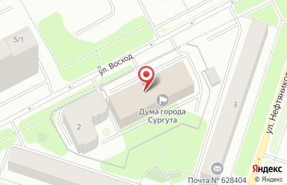 Контрольно-счетная палата г. Сургута на карте