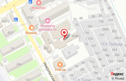 Типография Бланкиздат на Никольской улице на карте