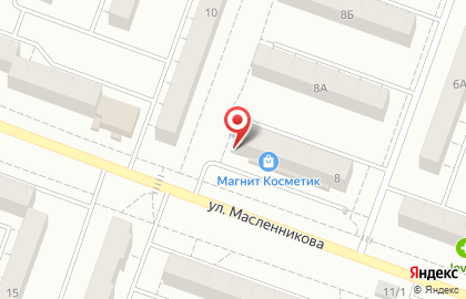 Магазин Красное & Белое на улице Масленникова на карте