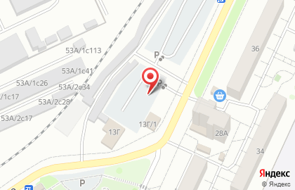 Автостоянка на ул. Шевченко, 28а/2 на карте