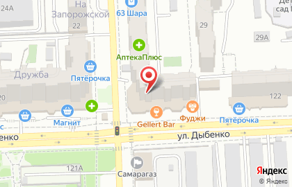 Лантана на улице Дыбенко на карте