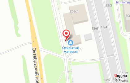 Салон-магазин Мебель на Октябрьском проспекте на карте