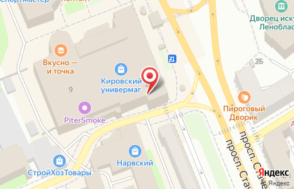 Наркологическая клиника Похмельная служба на площади Стачек на карте