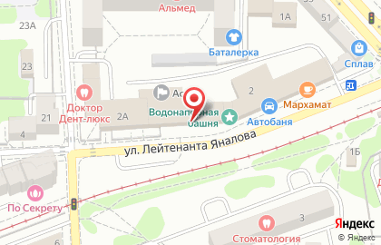 Розетка39 на улице Лейтенанта Яналова на карте