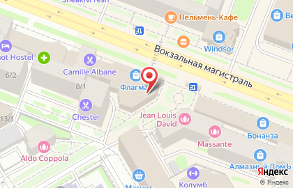 Салон домашней одежды Жар-Птица на Площади Гарина-Михайловского на карте