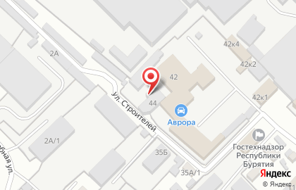 Производственно-монтажная компания Горизонт на улице Строителей на карте