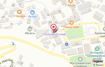 Гостиница Гуниб в Махачкале на карте