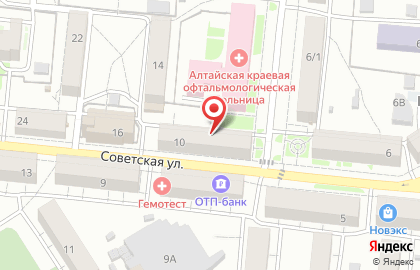 ГК РУСМАШ на Советской улице на карте