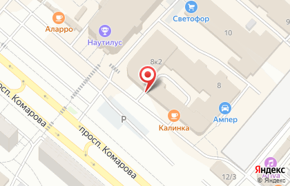 Парикмахерская в Омске на карте