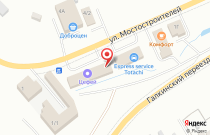 Автотехцентр Иномарка в Кургане на карте