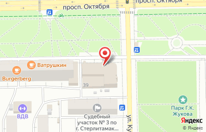 Банк Уралсиб на проспекте Октября на карте