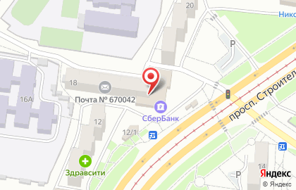 Торгово-сервисная компания Связьтелеком на проспекте Строителей на карте