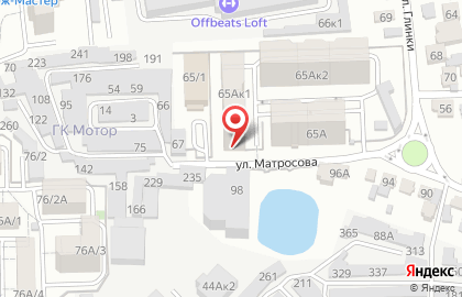 Аптека Магнолия на улице Матросова на карте