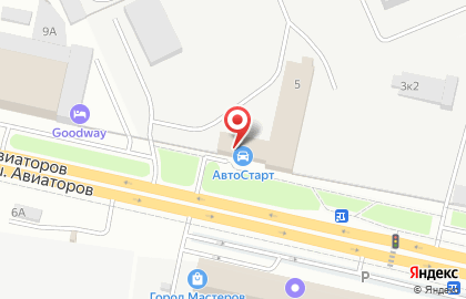 Торгово-сервисная компания АвтоСтарт в Дзержинском районе на карте