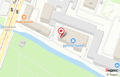 Типография МонтеПринт на Лифляндской улице на карте