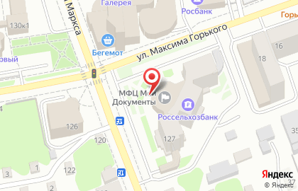 Региональная общественная приемная председателя партии Медведева Д.А. на улице М.Горького на карте
