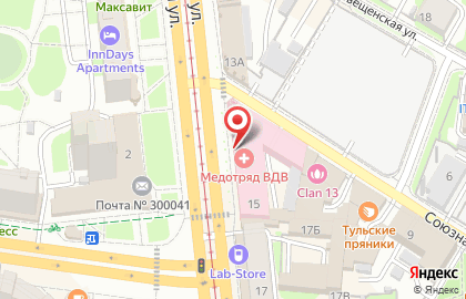 Медицинский отряд №39 на карте