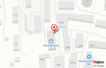 Оптово-розничный магазин ТКД на улице Чернышевского на карте
