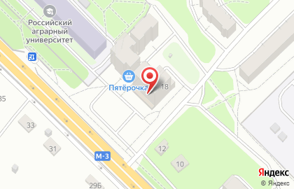 Супермаркет Пятёрочка в Калуге на карте