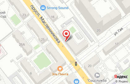 Цветочный бутик ЦвеТТорг на проспекте Масленникова на карте