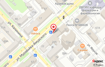 Хабаровское региональное отделение Опора России на карте