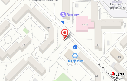Киоск по продаже хлебобулочных изделий в Ангарске на карте