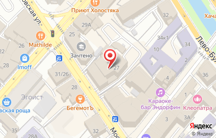 Главком на Московской улице на карте