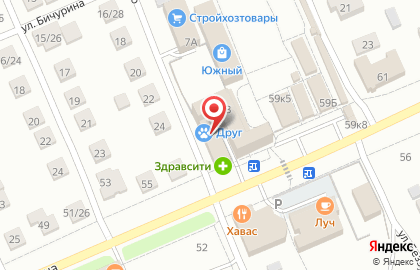 Магазин автозапчастей ABS на улице Ашмарина на карте