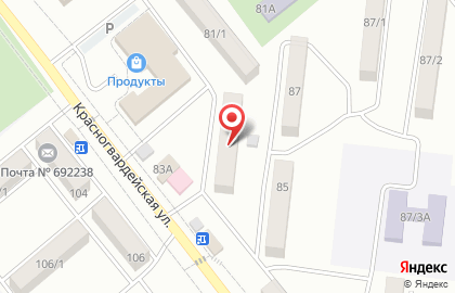 Алкомаркет Дилан на Красногвардейской улице на карте