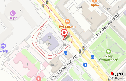 Магазин цветов на Краснознаменской, 13/1 на карте